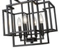 Pendant Z-Lite 454-14MB Matte Black Titania 4 Light Pendant Z-Lite