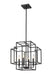 Chandelier Z-Lite 454-18MB Matte Black Titania 4 Light Chandelier Z-Lite