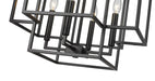 Chandelier Z-Lite 454-18MB Matte Black Titania 4 Light Chandelier Z-Lite