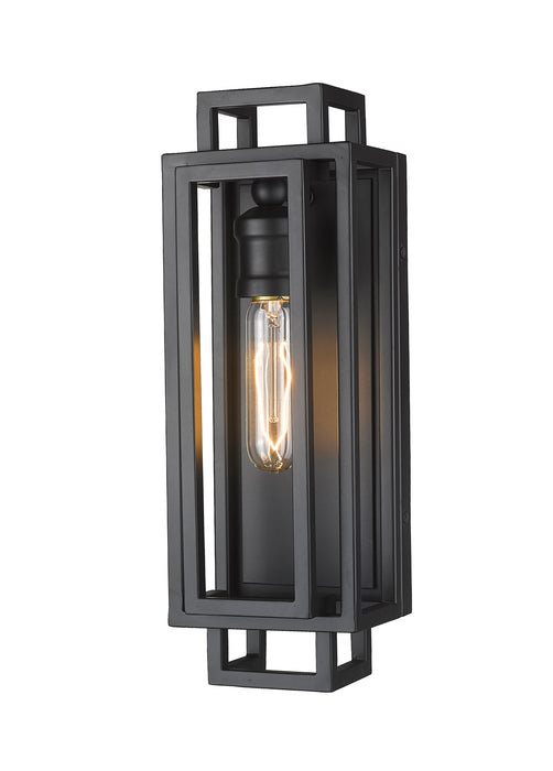 Wall Sconce Z-Lite 454-1S-MB Matte Black Titania 1 Light Wall Sconce Z-Lite