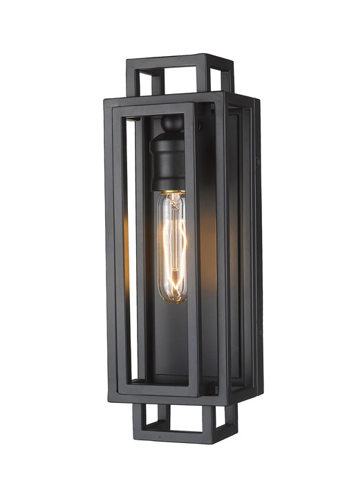 Wall Sconce Z-Lite 454-1S-MB Matte Black Titania 1 Light Wall Sconce Z-Lite
