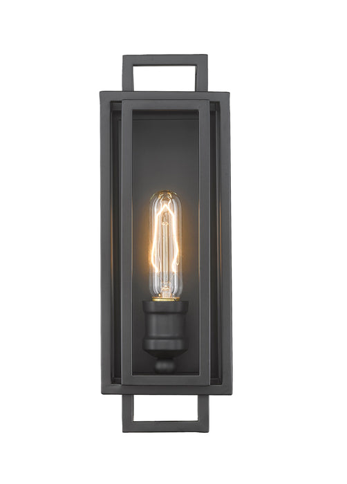 Wall Sconce Z-Lite 454-1S-MB Matte Black Titania 1 Light Wall Sconce Z-Lite