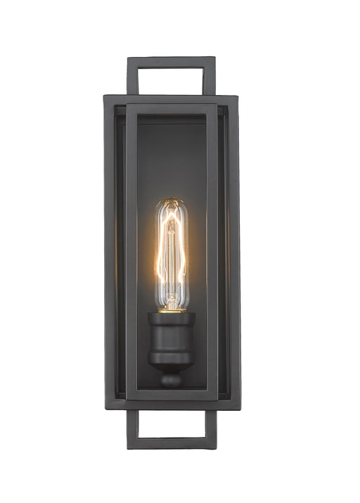 Wall Sconce Z-Lite 454-1S-MB Matte Black Titania 1 Light Wall Sconce Z-Lite