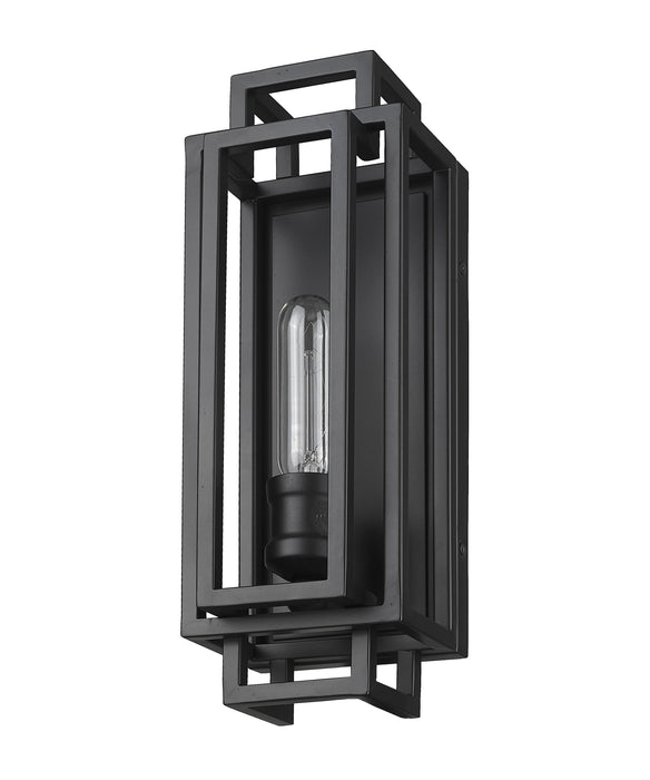 Wall Sconce Z-Lite 454-1S-MB Matte Black Titania 1 Light Wall Sconce Z-Lite