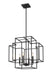 Chandelier Z-Lite 454-22MB Matte Black Titania 4 Light Chandelier Z-Lite