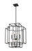 Chandelier Z-Lite 454-28MB Matte Black Titania 8 Light Chandelier Z-Lite