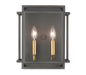 Wall Sconce Z-Lite 454-2S-BRZ-OBR Bronze + Olde Brass Titania 2 Light Wall Sconce Z-Lite