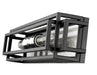 Vanity Z-Lite 454-2V-BK-BN Black + Brushed Nickel Titania 2 Light Vanity Z-Lite