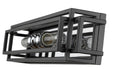 Vanity Z-Lite 454-2V-BK-CH Black + Chrome Titania 2 Light Vanity Z-Lite