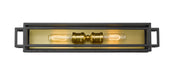 Vanity Z-Lite 454-2V-BRZ-OBR Bronze + Olde Brass Titania 2 Light Vanity Z-Lite