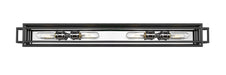 Vanity Z-Lite 454-4V-BK-CH Black + Chrome Titania 4 Light Vanity Z-Lite