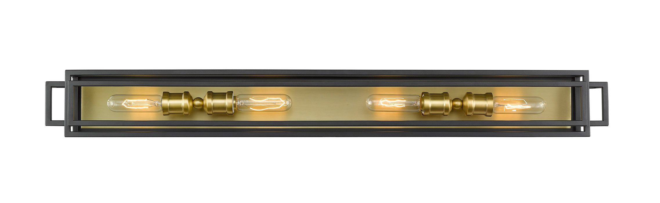Vanity Z-Lite 454-4V-BRZ-OBR Bronze + Olde Brass Titania 4 Light Vanity Z-Lite