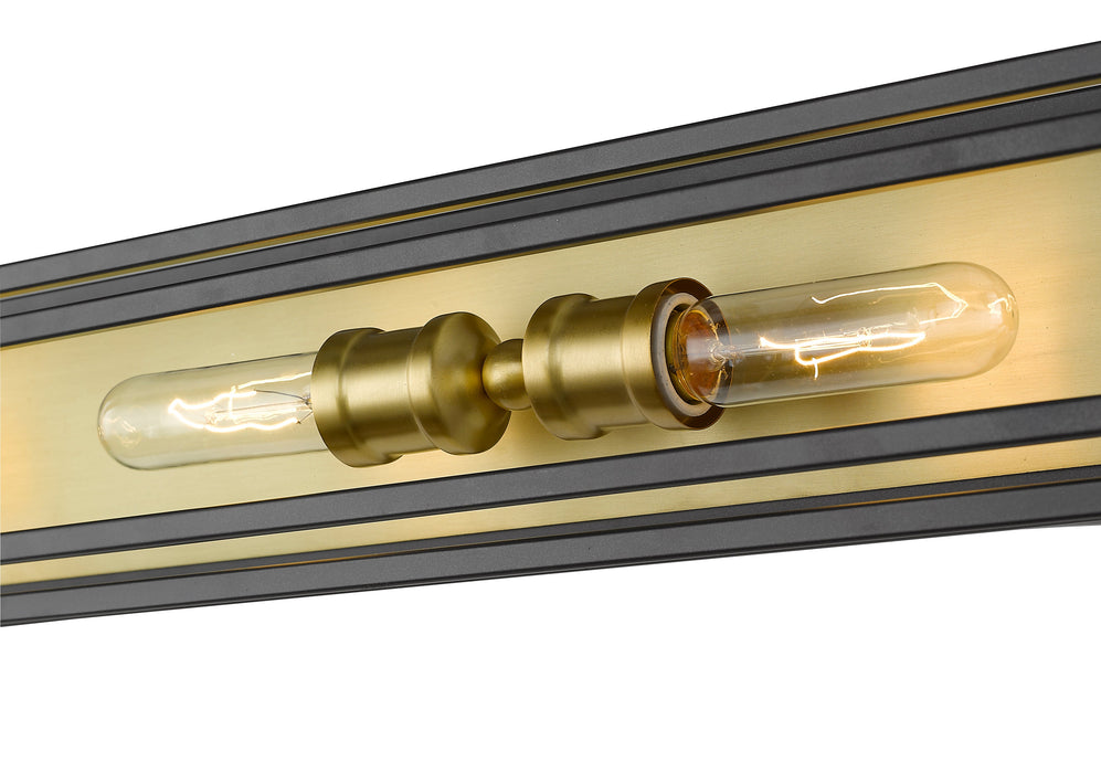 Vanity Z-Lite 454-4V-BRZ-OBR Bronze + Olde Brass Titania 4 Light Vanity Z-Lite