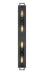 Vanity Z-Lite 454-4V-MB Matte Black Titania 4 Light Vanity Z-Lite