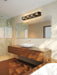Vanity Z-Lite 454-4V-MB Matte Black Titania 4 Light Vanity Z-Lite