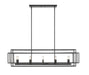 Linear Chandelier Z-Lite 454-54L-MB Matte Black Titania 10 Light Linear Chandelier Z-Lite