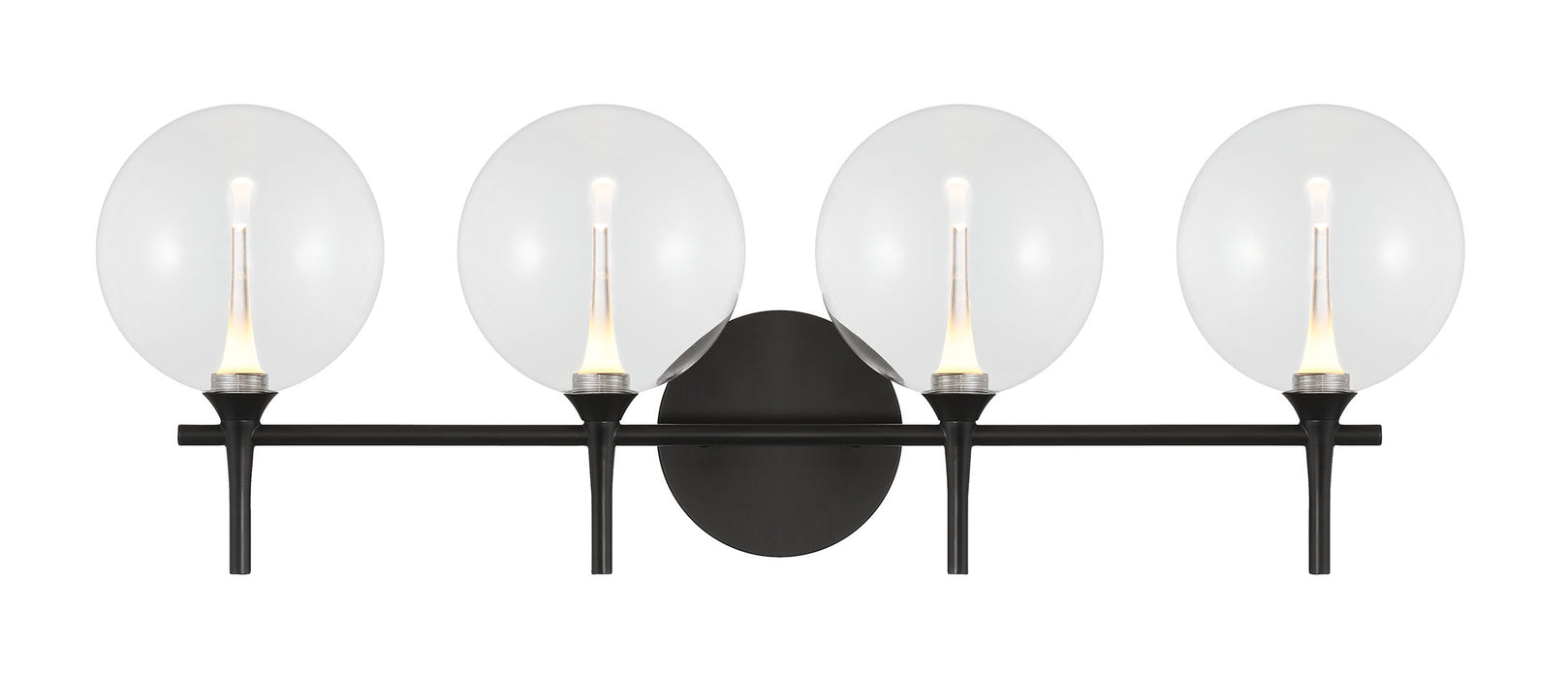 Eurofase 48918-015 Iissa 4-Light Matte Black LED Vanity Light