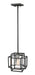 Pendant Z-Lite 454MP-BK-BN Black + Brushed Nickel Titania 1 Light Pendant Z-Lite
