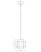 Pendant Z-Lite 454MP-BK-BN Black + Brushed Nickel Titania 1 Light Pendant Z-Lite