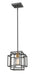 Pendant Z-Lite 454MP-BRZ-OBR Bronze + Olde Brass Titania 1 Light Pendant Z-Lite