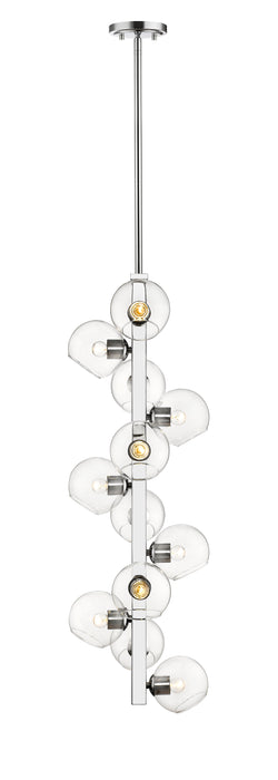 Chandelier Z-Lite 455-12CH Chrome Marquee 12 Light Chandelier Z-Lite