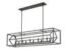 Linear Chandelier Z-Lite 457-10L-MB Matte Black Euclid 10 Light Linear Chandelier Z-Lite