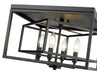 Flush Mount Z-Lite 457F-MB Matte Black Euclid 4 Light Flush Mount Z-Lite
