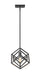 Pendant Z-Lite 457MP-MB Matte Black Euclid 1 Light Pendant Z-Lite
