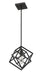 Pendant Z-Lite 457MP-MB Matte Black Euclid 1 Light Pendant Z-Lite