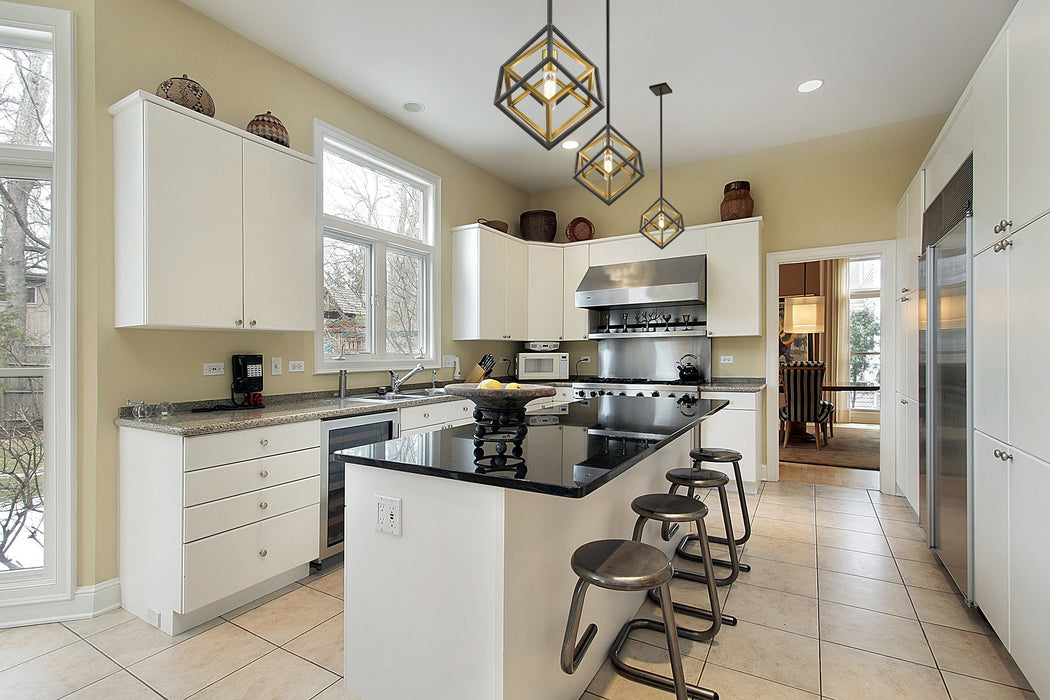 Pendant Z-Lite 457MP-OBR-BRZ Olde Brass + Bronze Euclid 1 Light Pendant Z-Lite