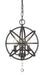 Chandelier Z-Lite 458-12MB Matte Black Tull 3 Light Chandelier Z-Lite