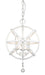 Chandelier Z-Lite 458-12MW Matte White Tull 3 Light Chandelier Z-Lite