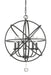 Chandelier Z-Lite 458-20MB Matte Black Tull 5 Light Chandelier Z-Lite