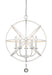 Chandelier Z-Lite 458-20MW Matte White Tull 5 Light Chandelier Z-Lite