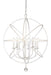 Chandelier Z-Lite 458-30MW Matte White Tull 8 Light Chandelier Z-Lite