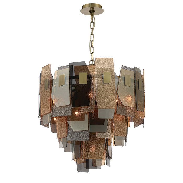 Eurofase 43875-016 Cocolina 26" Brushed Brass Chandelier