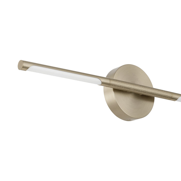 Vanity Light Thesis 207288A Overture 24 inch 2 light Champagne Gold 5CCT LED Vanity Light THESIS