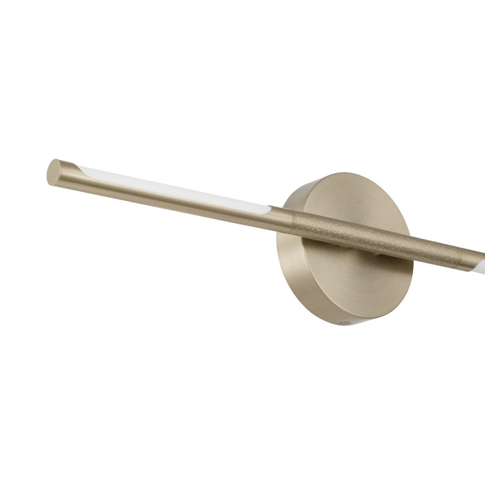 Vanity Light Thesis 207288A Overture 24 inch 2 light Champagne Gold 5CCT LED Vanity Light THESIS