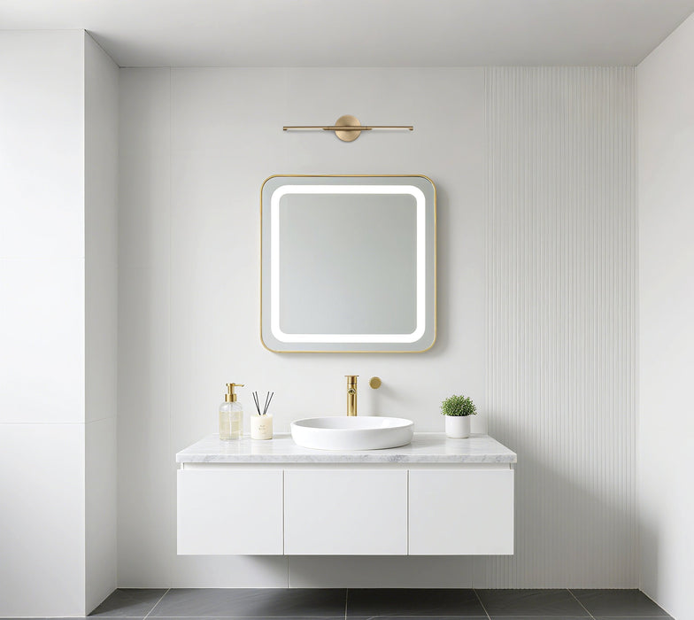 Vanity Light Thesis 207288A Overture 24 inch 2 light Champagne Gold 5CCT LED Vanity Light THESIS