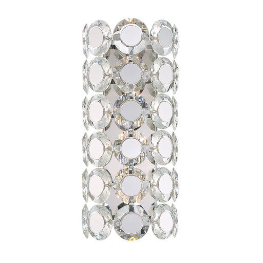 Eurofase 44283-018 Perrene 19" Chrome Wall Sconce