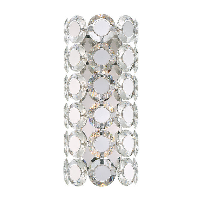 Eurofase 44283-018 Perrene 19" Chrome Wall Sconce