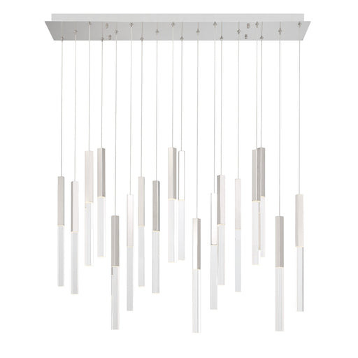 Eurofase 46771-032 Benicio 42" Polished Nickel LED Chandelier