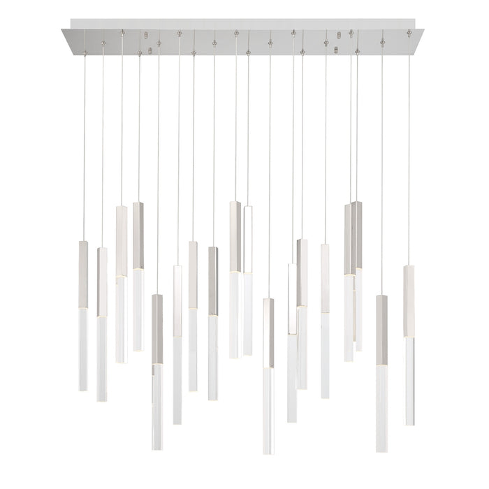 Eurofase 46771-032 Benicio 42" Polished Nickel LED Chandelier