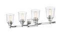 Vanity Z-Lite 464-4V-CH Chrome Bohin 4 Light Vanity Z-Lite
