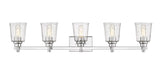 Vanity Z-Lite 464-5V-CH Chrome Bohin 5 Light Vanity Z-Lite
