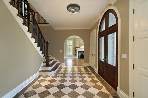 Flush Mount Z-Lite 464F13-MB Matte Black Bohin 2 Light Flush Mount Z-Lite