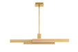 Eurofase 37064-020 Cameno 45" Matte Gold LED Chandelier