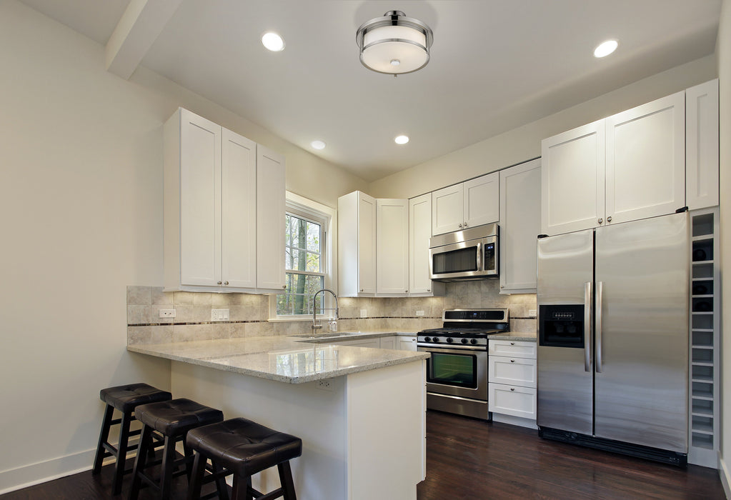 Semi Flush Mount Z-Lite 465SF14-CH Chrome Savannah 2 Light Semi Flush Mount Z-Lite