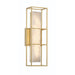 Wall Sconce Eurofase 46837-028 Blakley 16 Inch Alabaster and Gold Outdoor Wall Sconce Eurofase