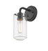 Wall Sconce Z-Lite 471-1S-MB Matte Black Delaney 1 Light Wall Sconce Z-Lite